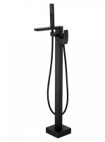 Смеситель напольный Wonzon & Woghand Fit WW-88649009-MB черный матовый с душевым гарнитуром