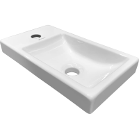 Мебельная раковина Domino Iceberg Creasan Nova CS1002U 40 см белый глянцевый