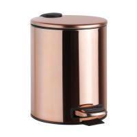 Ведро для мусора Bemeta Coral 158315010 медное золото с лифтом
