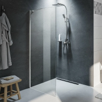 Душевая перегородка Riho Novik 80x200 G003029120 профиль хром