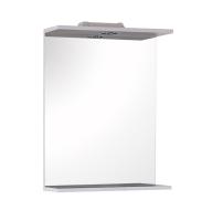 Зеркало Onika Омега 50x70 205206 белое с подсветкой