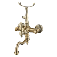 Смеситель для ванны с душем Caprigo Fonte 12-511-vot бронза