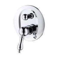 Встраиваемый смеситель для душа Caprigo Adria-Uno Metal Edition 02M-551-crm хром встраиваемый