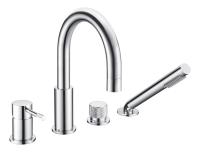 Смеситель на борт ванны Boheme Uno 460-CR хром