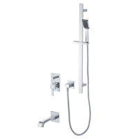 Душевой комплект со смесителем Caprigo Diamante 50-210-crm хром