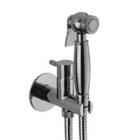 Смеситель гигиенический Webert Elio EL870302345 никель матовый с внутренней частью