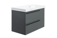 Тумба под раковину LaFenice Elba FNC-01-ELB-G-90-2 90 см серая матовая