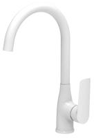Смеситель для кухонной мойки Esko Lagos White LG519W белый матовый