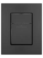 Кнопка смыва Wonzon & Woghand WW-IB256-MB черная матовая пневматическая