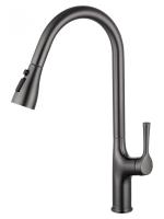 Смеситель для кухонной мойки Wonzon & Woghand WW-AE54123-BGG темный графит брашированный