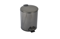 Ведро для мусора Boheme Uno 10426-SGM глянцевый графит с педалью