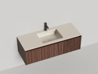 Тумба с раковиной Salini Domino 120 см 27D212ON окрашивание по RAL шпон Onda Plus