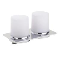 Дозатор для мыла Bemeta Organic 157109271 хром двойной