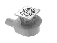 Душевой лоток Boheme Smart Design 15x15 984-15-CR хром