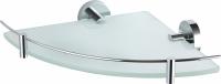 Стеклянная полка для ванной Wonzon & Woghand Easy WW-8117 хром глянцевая