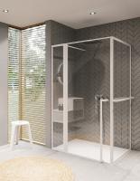 Душевой уголок Riho Lucid 80x200x80 G005019121 профиль черный