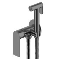 Смеситель гигиенический Voda Neva NVSMHGM оружейная сталь матовый встраиваемый