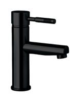 Смеситель для раковины Webert Rimini RI830102560 черный матовый с донным клапаном