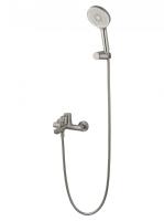 Смеситель для ванны Wonzon & Woghand Solo WW-639032-1-BN никель брашированный с душевым гарнитуром