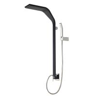 Душевая стойка со смесителем Webert Wolo WO660302564 хром;черная матовая