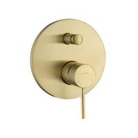 Встраиваемый смеситель для душа Caprigo Don 53-051-BRG матовое золото встраиваемый