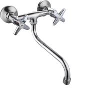 Смеситель для кухонной мойки Voda Star STR02 хром