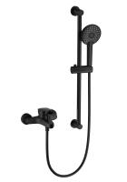 Смеситель для ванны Wonzon & Woghand WW-C2501-MB черный матовый с душевым гарнитуром