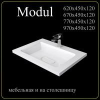 Мебельная раковина Madera Modul 4627173210430 80 см белая глянцевая