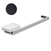 Полотенцедержатель Webert Living LV501601560 черный матовый с мыльницей