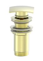 Донный клапан для раковины Wonzon & Woghand WW-88SS08-BG золото брашированный