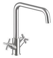 Смеситель для кухонной мойки Esko Astana AA519 нержавеющая сталь