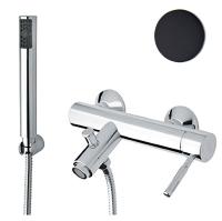 Смеситель для ванны Webert Rimini RI850101560 черный матовый с душевым гарнитуром