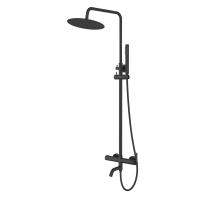 Душевая стойка со смесителем Esko Bangkok Black ST250BGB черная матовая