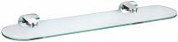 Стеклянная полка для ванной Wonzon & Woghand First WW-8427 хром глянцевая