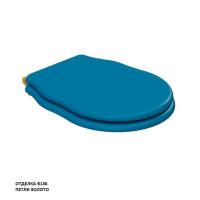 Крышка-сиденье Caprigo Boheme KFe-IG золото с механизмом плавного закрывания (эмаль)