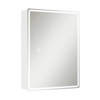 Зеркальный шкаф Onika Орби 207049 70 см белый с подсветкой