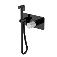 Смеситель гигиенический Boheme Stick 127-SGM-MR-GR графит глянец