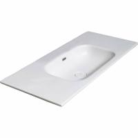 Мебельная раковина Armadi Art Vallessi 838-120-WG 120 см белая глянцевая