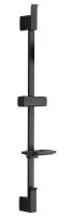 Душевая штанга Esko SR720QBlack черный с мыльницей
