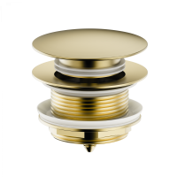 Донный клапан для ванны Wonzon & Woghand WW-SS105-BG золото брашированный