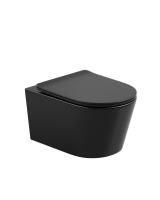 Унитаз подвесной Sapbox Lumara SB1124C1-MB Rimless черный матовый