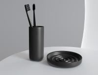 Стакан для зубных щеток Salini Gocce 1901201F белый матовый