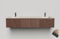 Тумба под встраиваемую раковину Salini Domino 200 см 27D220DINF окрашивание по RAL шпон