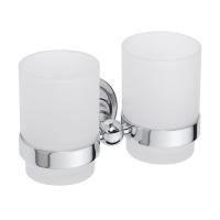 Стакан для зубных щеток двойной Bemeta Retro 144310022 хром глянцевый