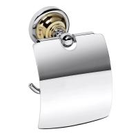 Держатель для туалетной бумаги Bemeta Retro 144212018 хром глянцевый с золотом