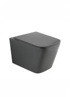 Унитаз подвесной Wonzon & Woghand Rona WW-UP2216-MG серый матовый безободковый