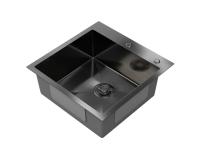 Мойка из нержавеющей стали Santegro 50 см STR5040BL графит