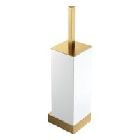 Туалетный ершик Boheme Qubic 10734-MG золото-матовый
