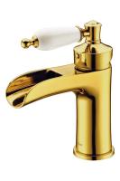 Смеситель для раковины Boheme Vogue 211 глянцевое золото