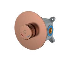 Встраиваемый смеситель для душа Boheme Tech 154-4-CB брашированная медь встраиваемый